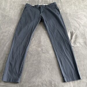 J.Crew Flex Slim Fit Mens Casual‎ Chino Pants Blue Size 35x32